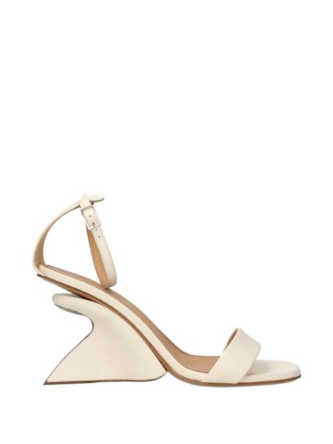 Off-White Jug sculpted-heel leather sandals - Neutrals - zdjęcie produktu nr 1