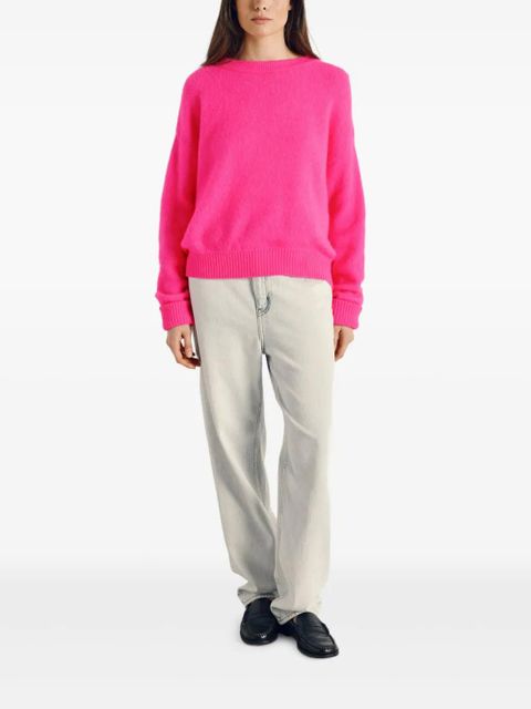 American Vintage Vitow ribbed sweater - Pink