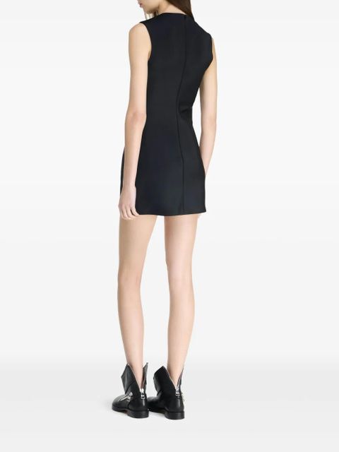 JW Anderson denim-twill mini dress - Black