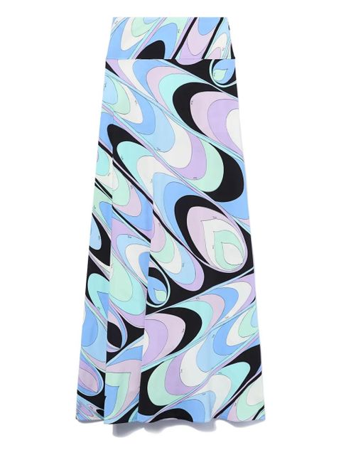 PUCCI onde-print skirt - Blue - zdjęcie produktu nr 1