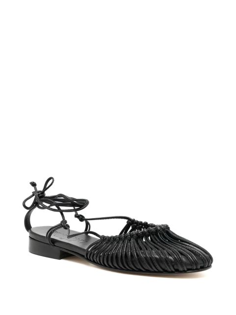 Hereu Mantera knotted leather sandals - Black - zdjęcie produktu nr 2