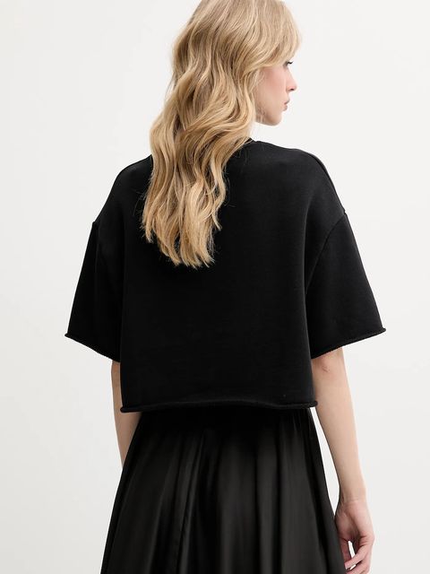 IRO t-shirt bawełniany damski kolor czarny WF14OLINDA - zdjęcie produktu nr 2