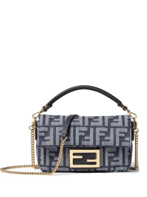 FENDI mini Baguette® chain tote bag - Blue - zdjęcie produktu nr 1