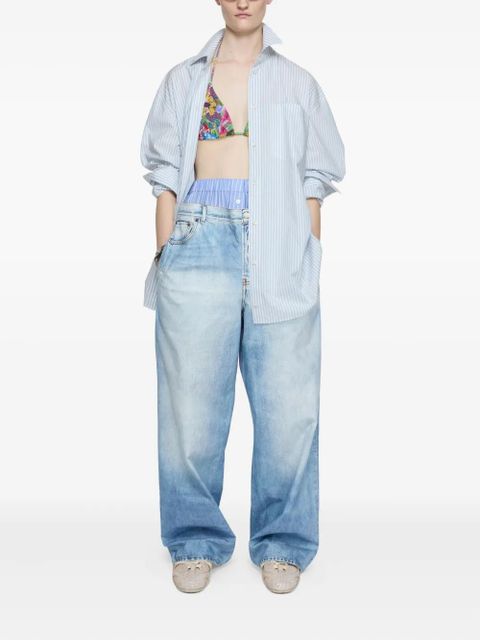 Acne Studios trompe l'oeil trousers - Blue - zdjęcie produktu nr 2