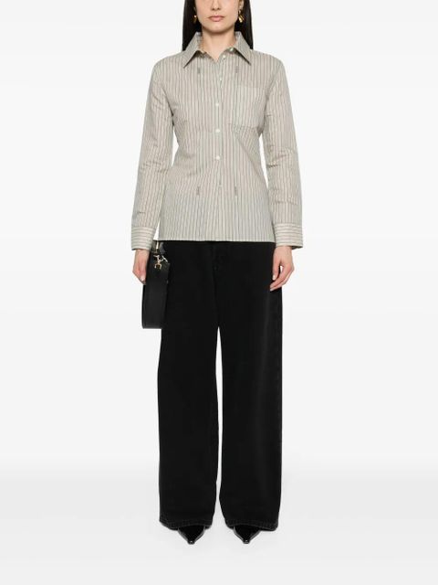 Jacquemus Le de-Nîmes Large mid-rise boyfriend jeans - Black