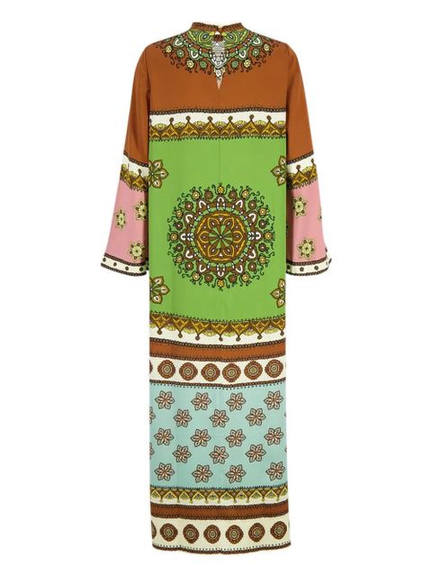 ALEMAIS floral-pattern midi dress - Green - zdjęcie produktu nr 2