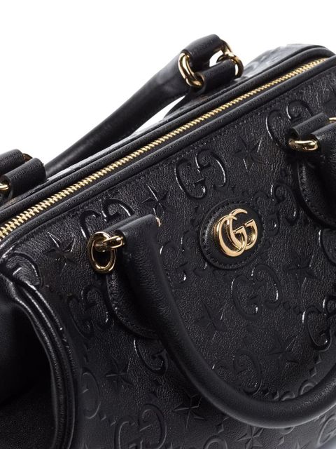 Gucci medium GG star top-handle bag - Black