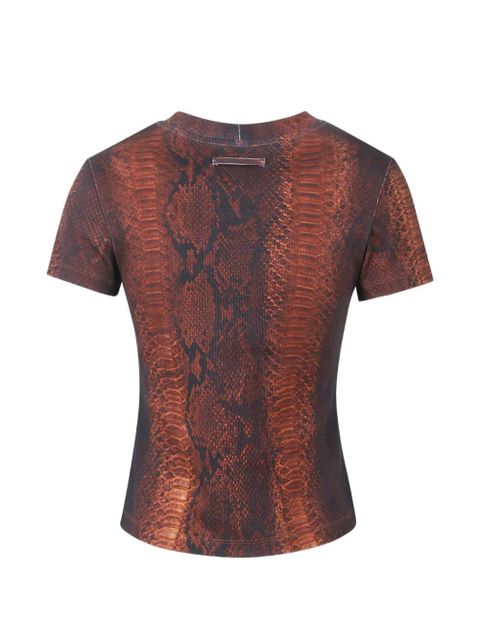 Jean Paul Gaultier python-print T-shirt - Brown - zdjęcie produktu nr 2