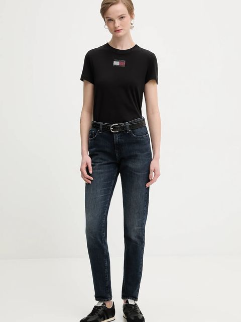 Tommy Jeans jeansy dziecięce damskie kolor granatowy DW0DW21516