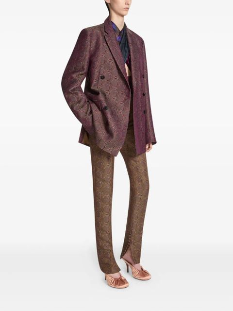 DRIES VAN NOTEN double-breasted blazer - Red