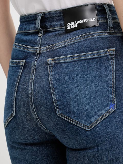 Karl Lagerfeld Jeans jeansy damskie kolor granatowy B1W10033