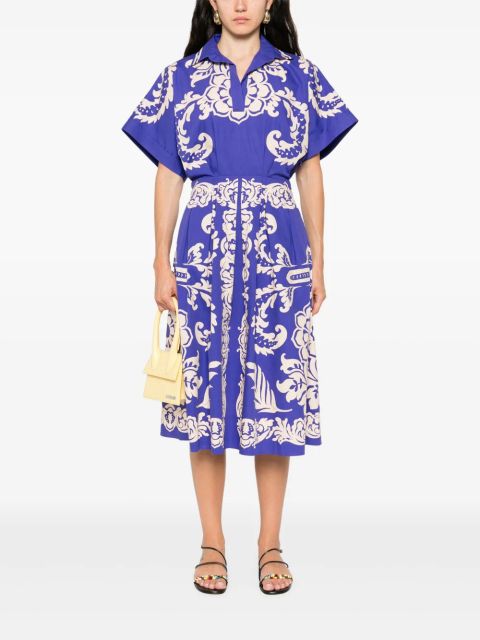 ETRO printed midi dress - Blue - zdjęcie produktu nr 2