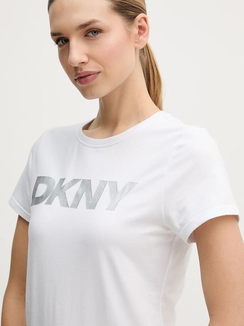 Dkny t-shirt damski kolor biały DP5T9923