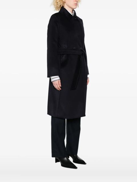 Max Mara double-breasted belted coat - Blue - zdjęcie produktu nr 2