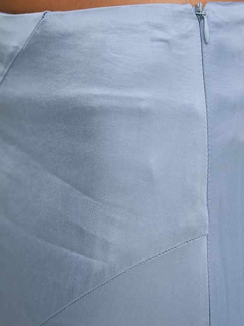 Answear.LAB bluzka i spódnica damski kolor niebieski