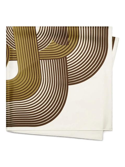 Tory Burch Infinite T Silk scarf - Neutrals - zdjęcie produktu nr 1