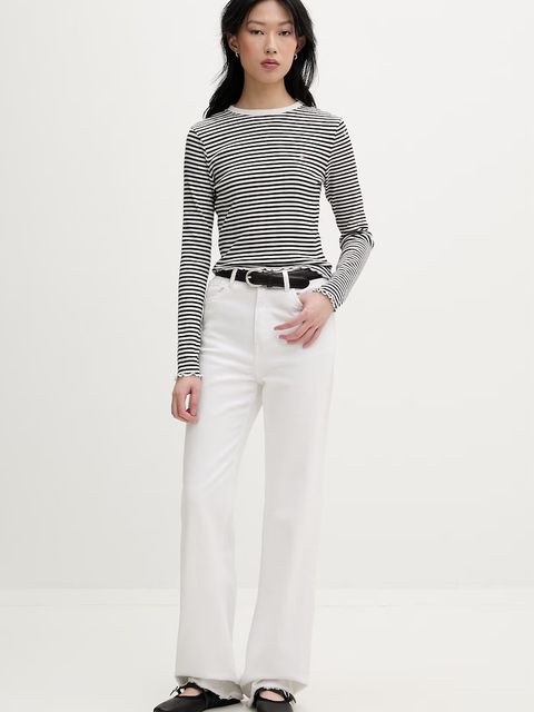 Tommy Jeans longsleeve damski bawełniany z elastanem - zdjęcie produktu nr 1