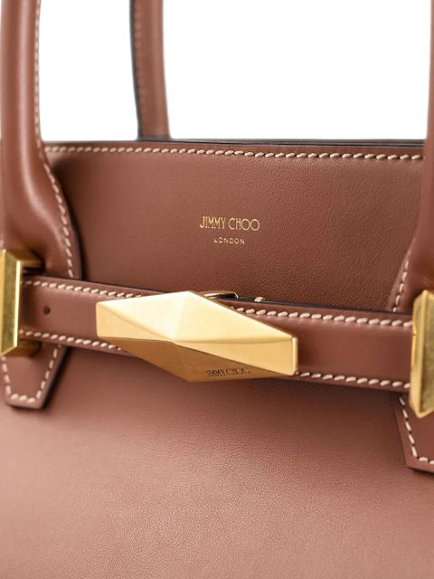 Jimmy Choo medium Diamond Belted tote bag - Brown