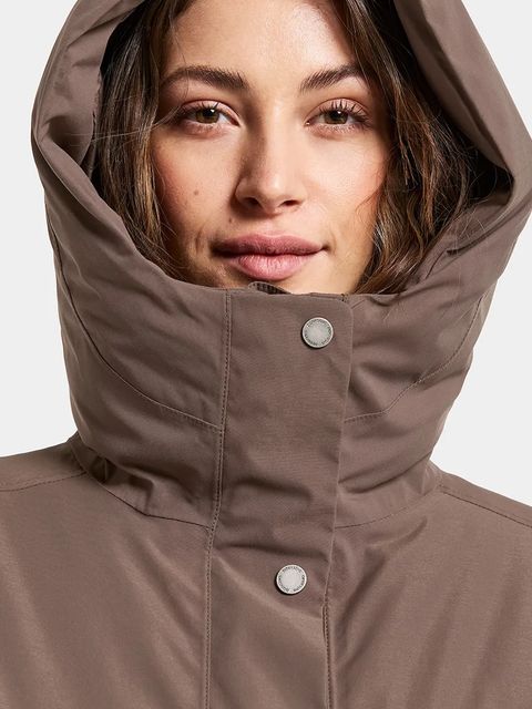 Didriksons kurtka przeciwdeszczowa MELODY kolor brązowy przejściowa 505851