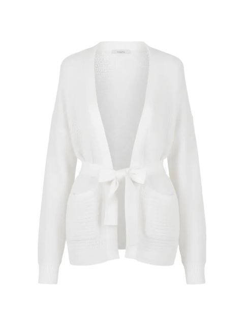 TWINSET tie-waist cardigan - White - zdjęcie produktu nr 1