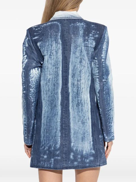 Diesel double-breasted pocket coat - Blue