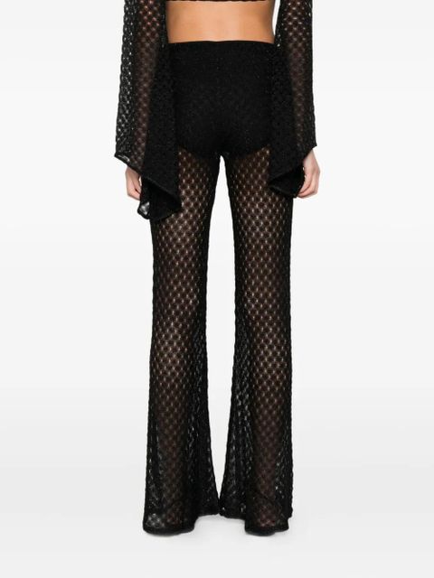 Missoni flared trousers - Black