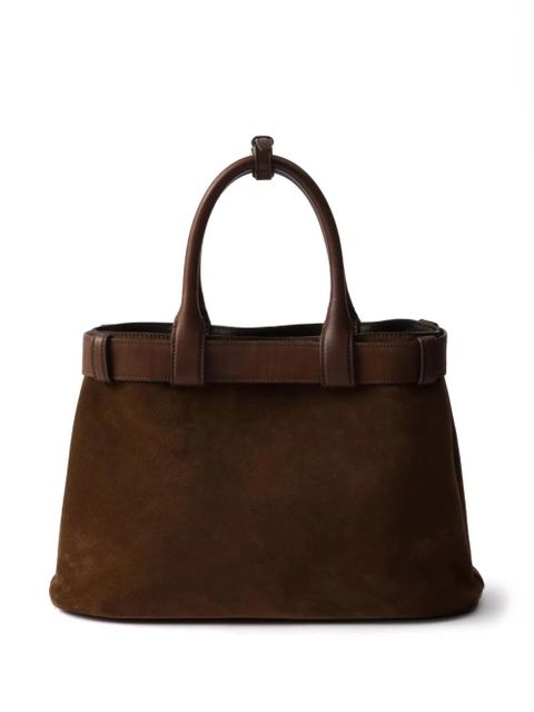 Prada medium Buckle tote bag - Brown