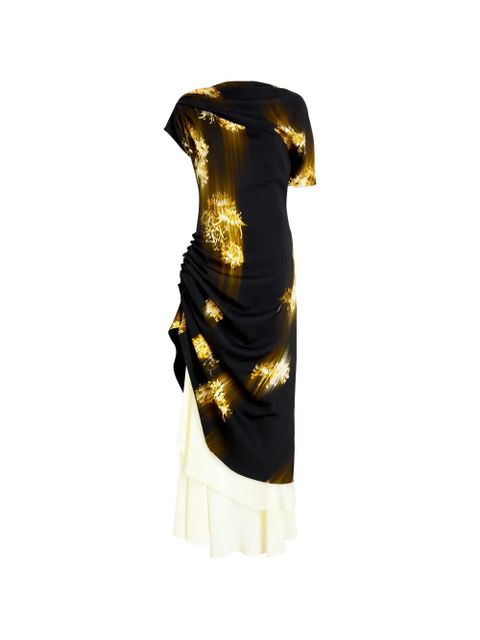 Proenza Schouler Antonella printed maxi dress - Black - zdjęcie produktu nr 1