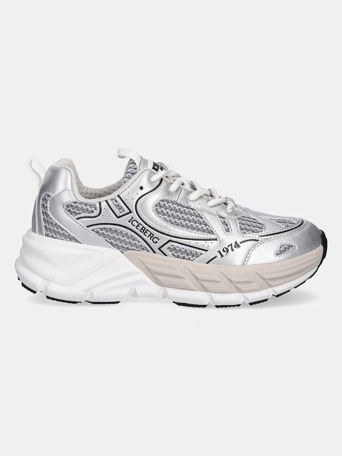 Iceberg sneakersy ICB-ONE damskie kolor srebrny ID21370P - zdjęcie produktu nr 2