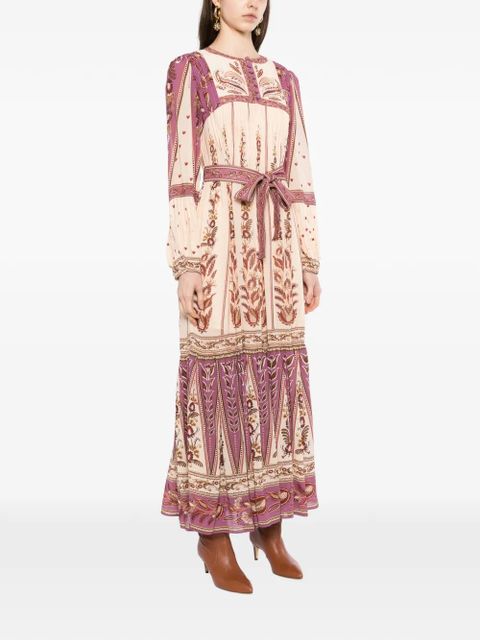 FARM Rio floral-print maxi dress - Neutrals