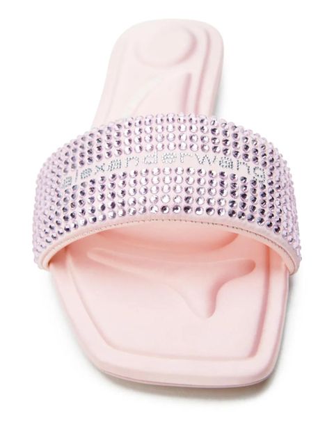 Alexander Wang crystal-embellished sandals - Pink