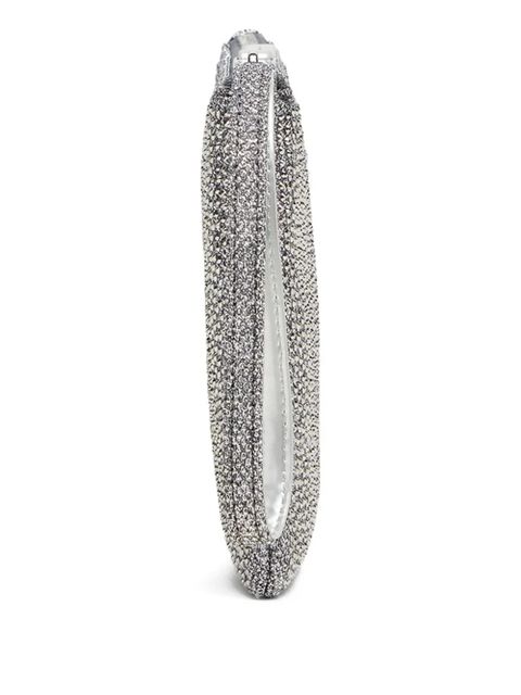 Diesel crystal-embellished wallet - Silver