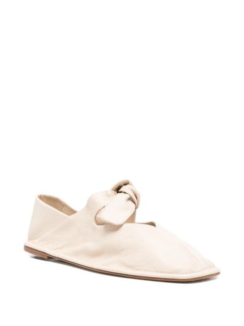 Hereu knotted-upper flat pumps - Neutrals - zdjęcie produktu nr 2