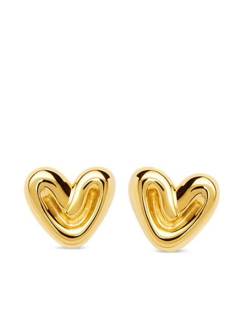 Missoma puffy-heart stud earrings - Gold - zdjęcie produktu nr 1