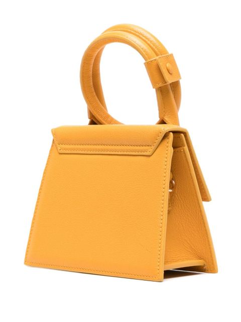 Jacquemus Le Chiquito Noeud leather tote bag - Orange