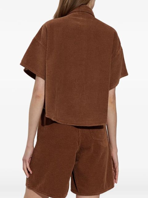 American Vintage Padow corduroy shirt - Brown