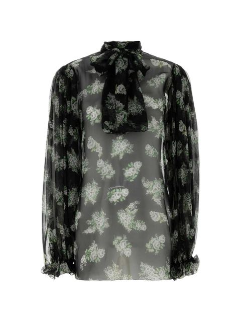 Dolce & Gabbana floral blouse - Black - zdjęcie produktu nr 1