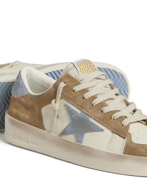 Golden Goose Stardan suede star-emblazoned sneakers - Neutrals