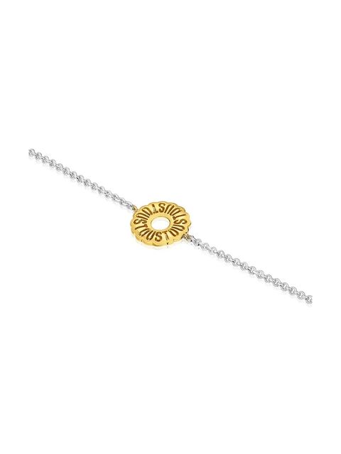 Tous bransoletka ze srebra pokrytego złotem Miranda