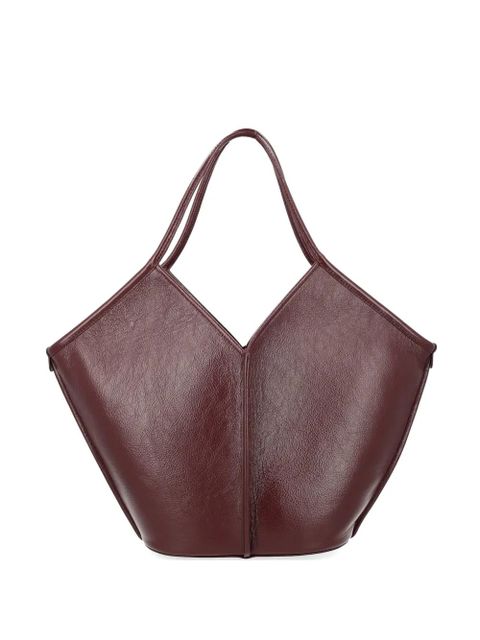 Hereu Calella Distressed handle tote bag - Brown - zdjęcie produktu nr 1