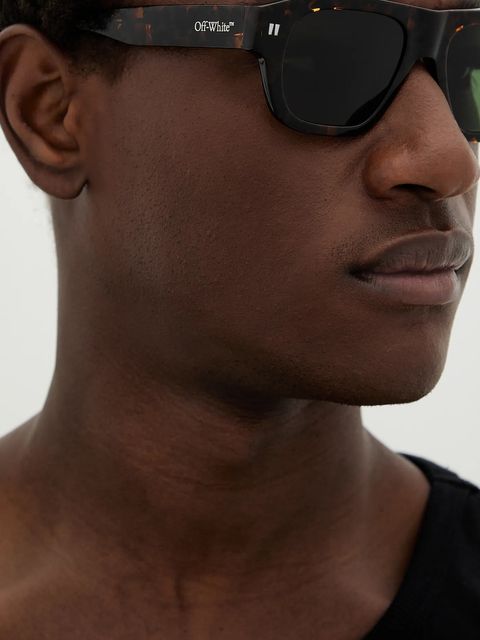 Off-White okulary przeciwsłoneczne kolor brązowy OERI134_526055