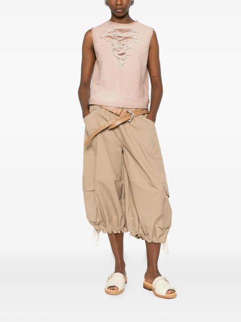 Diesel T-Yasi-S1 distressed sleeveless top - Neutrals - zdjęcie produktu nr 2