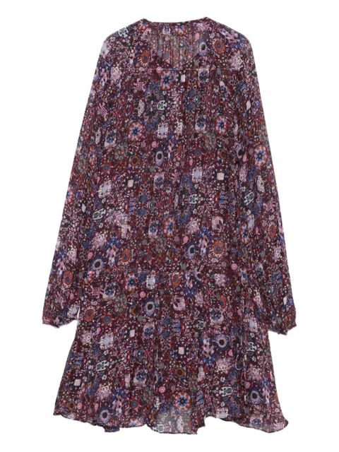 MARANT ÉTOILE Bess floral-print dress - Purple - zdjęcie produktu nr 2
