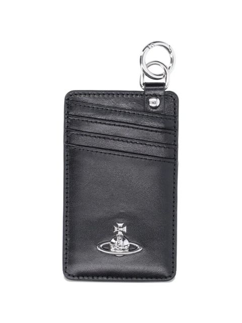 Vivienne Westwood logo-plaque card holder - Black - zdjęcie produktu nr 1
