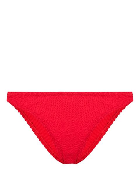 Bond-eye Scene seersucker bikini bottoms - Red - zdjęcie produktu nr 1