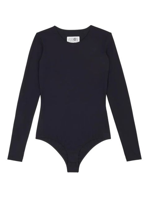 MM6 Maison Margiela long-sleeve jeans bodysuit - Black - zdjęcie produktu nr 1