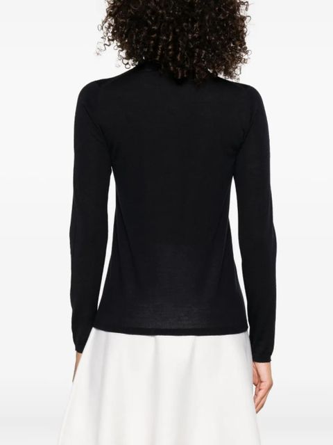 Max Mara turtleneck virgin-wool sweater - Blue