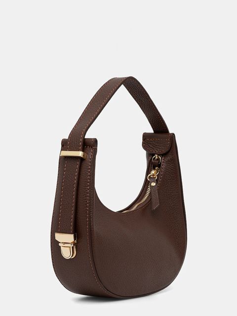 Answear.LAB torebka skórzana kolor brązowy - zdjęcie produktu nr 2