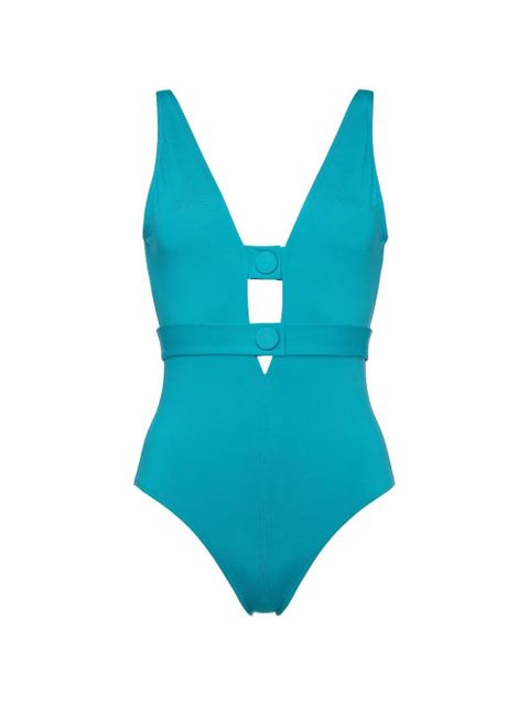 ERES Exception V-neckline swimsuit - Blue - zdjęcie produktu nr 1
