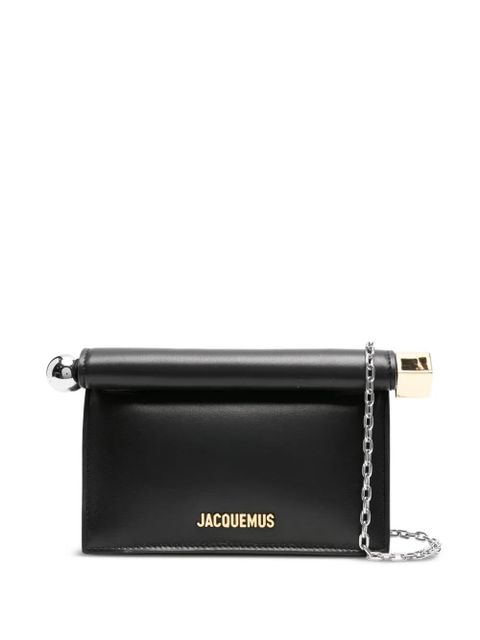 Jacquemus The small Rond Carré clutch bag - Black - zdjęcie produktu nr 1